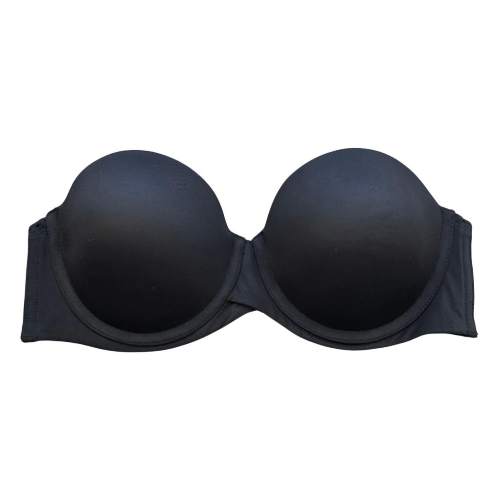 Maidenform Strapless Black Underwire Push-Up Bra 34C SE6990/SN6990
